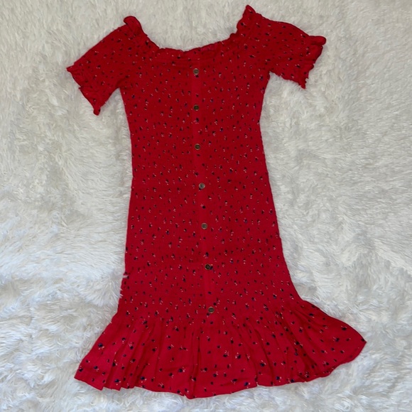 Coco + Jaimeson Off the Shoulder Minidress - Picture 1 of 4